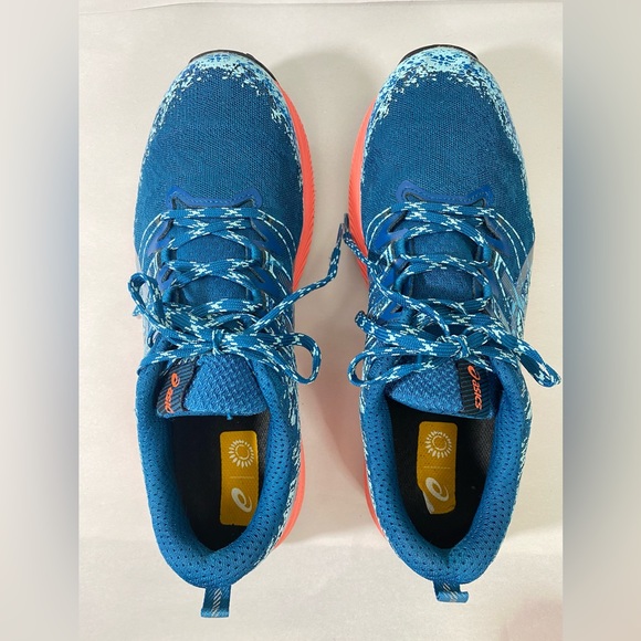 ASICS Womens Fuji Lite 2 Blue Running Shoes Deep Sea Teal Size 11.5 - Picture 2 of 9